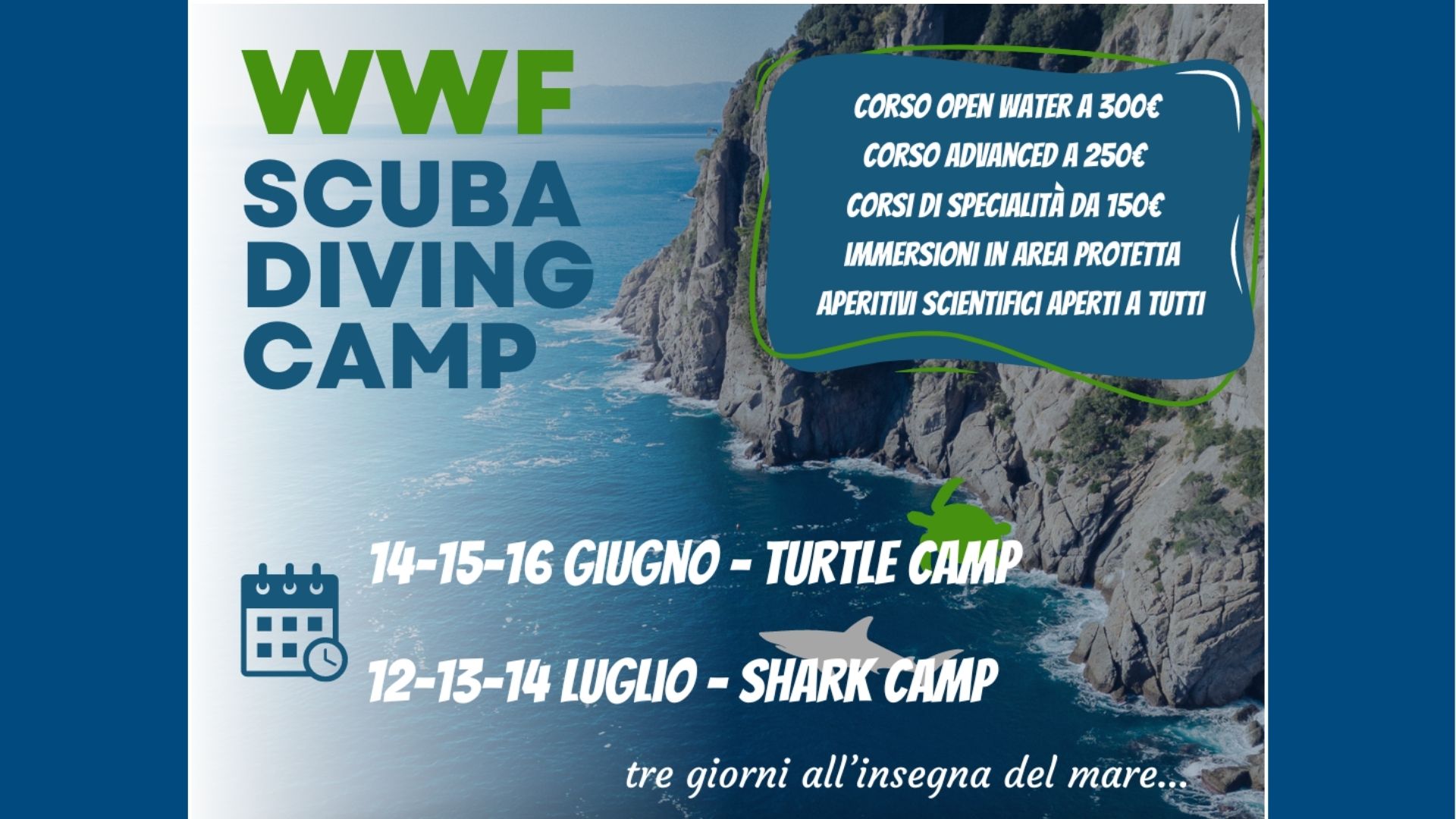 WWF Scuba Diving Camp, estate 2024