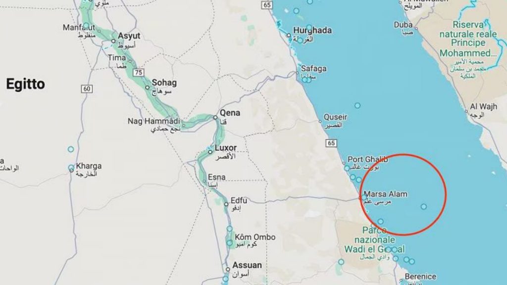 Mappa egitto marsa alam