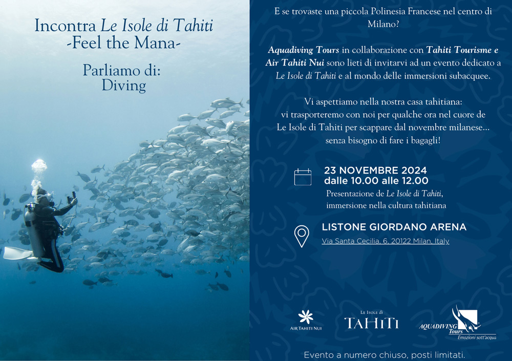 evento diving isole tahiti