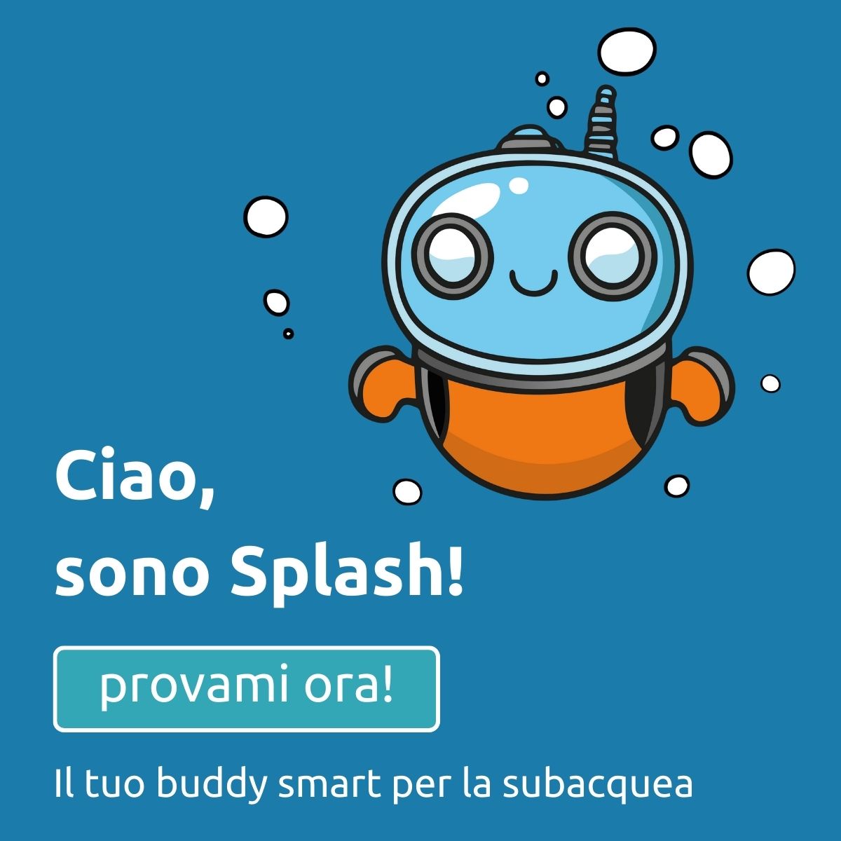 Splash pop up Ai subacquea